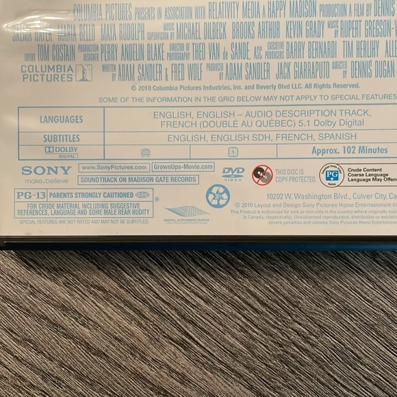 Grown Ups DVD / BUNDLE AND SAVE ON MOVIES - Picture 4 of 7